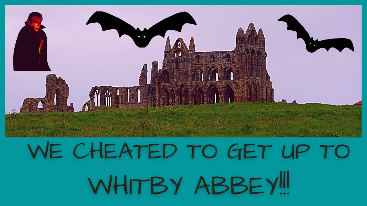🦇🧛The CHEATS way to get to WHITBY ABBEY!! Climb 199 steps, catch the bus or drive. North Yorkshire🧛🦇