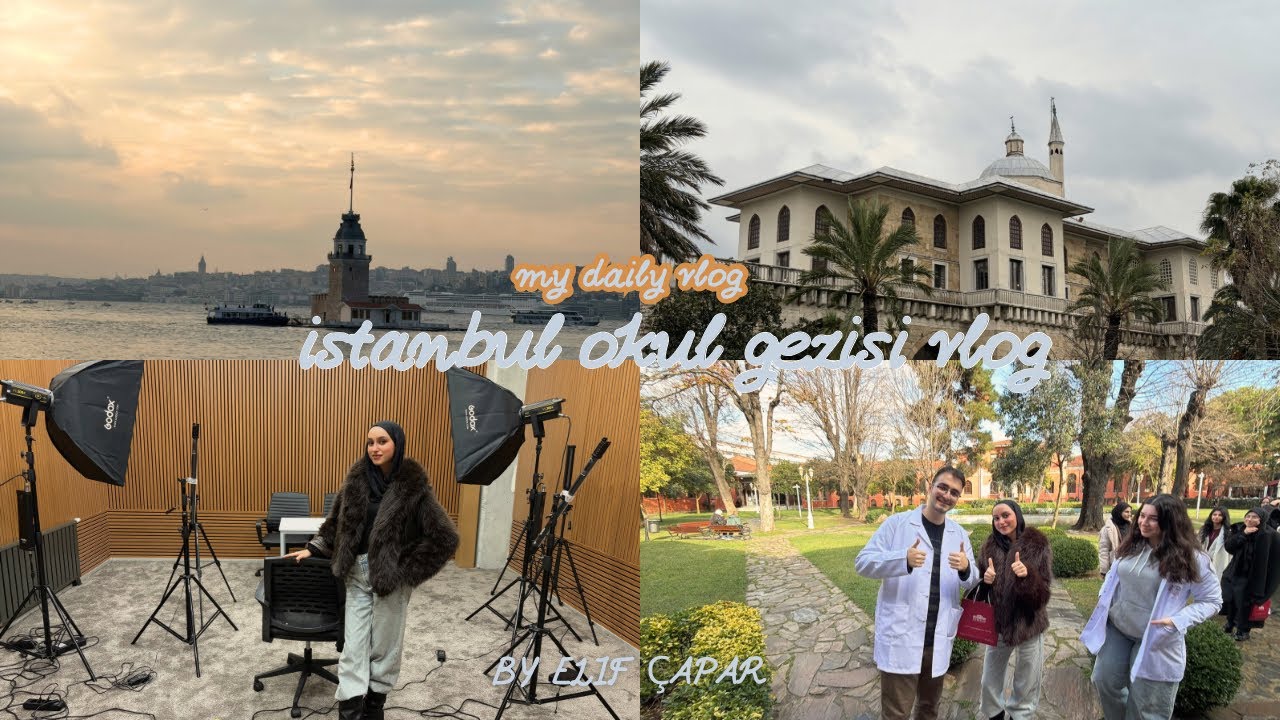 İstanbul okul gezisi vlog…🤩🫶🏻/galata kulesi/kız kulesi/ saray:)