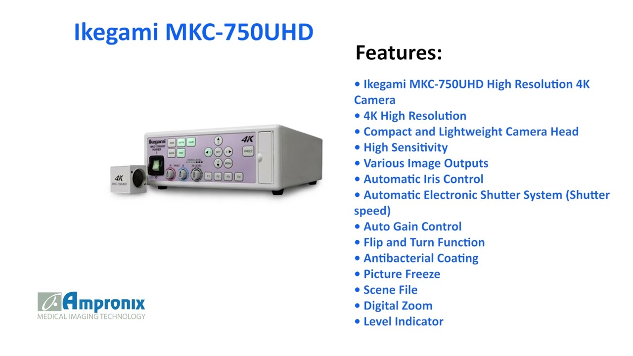Ikegami MKC-750UHD High Resolution 4K Camera Sales | Service | Repair | Exchange | Replacement
