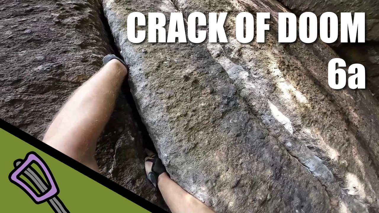 Fighting for my revenge: Crack of Doom (6a), Utby | POV Trad Climbing