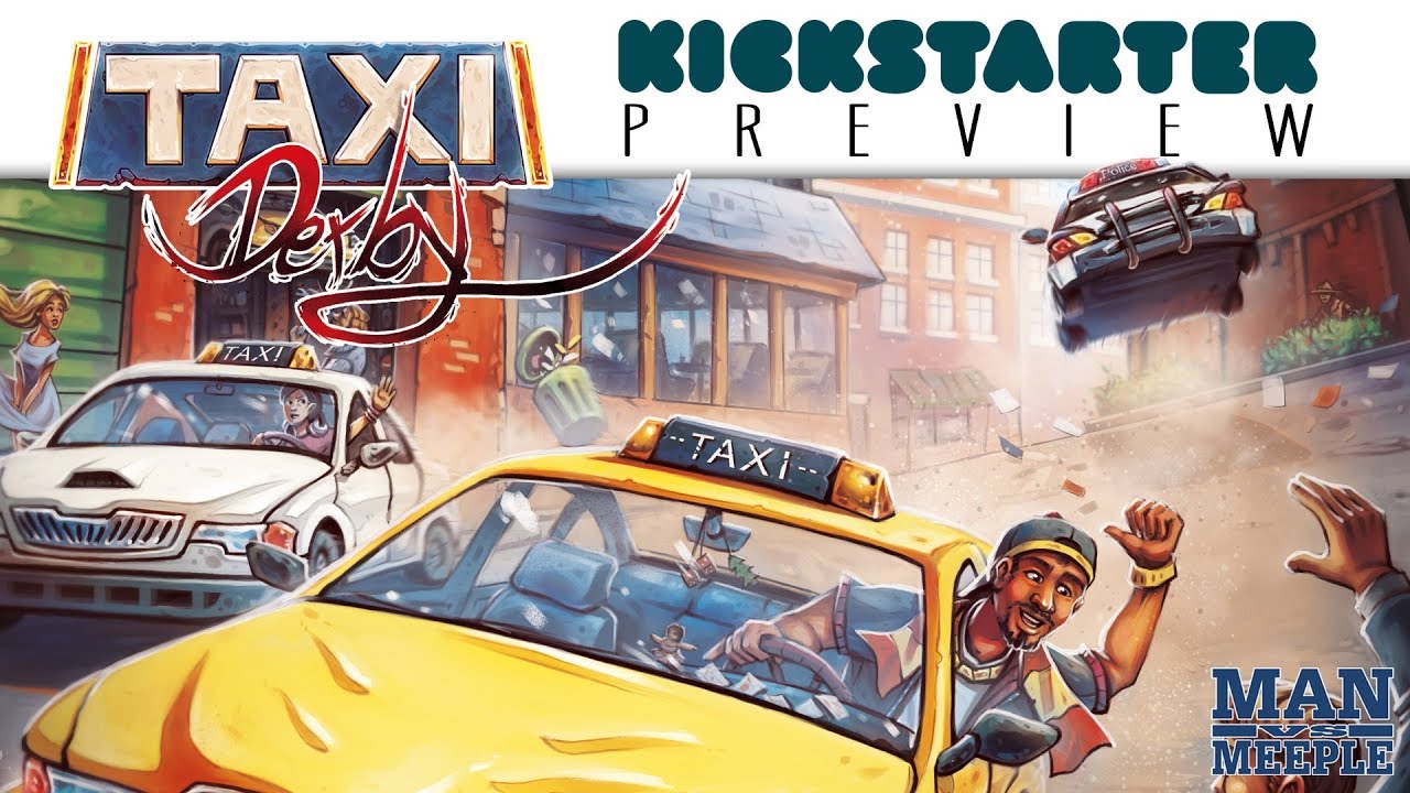 Taxi Derby Preview by Man Vs Meeple (Skipshot Games)