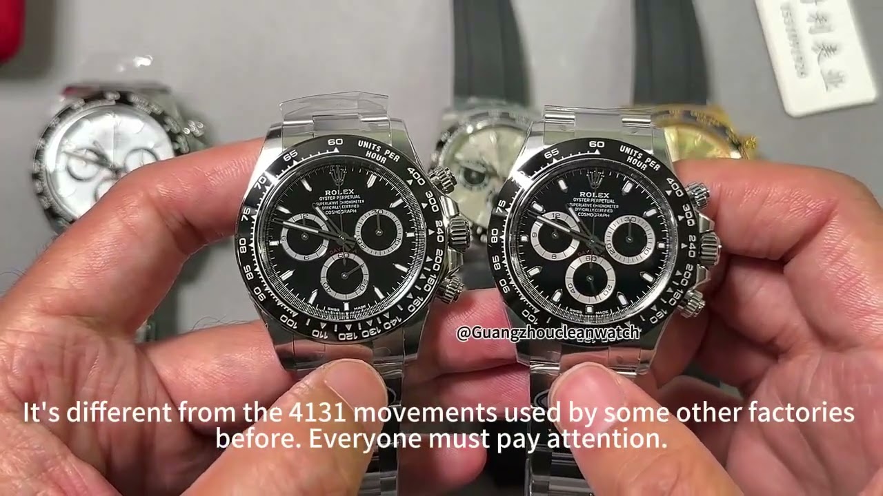 C Factory 2023 Panda Ceramic Chronograph Review | 4131 Movement | New Case vs Old Comparison.