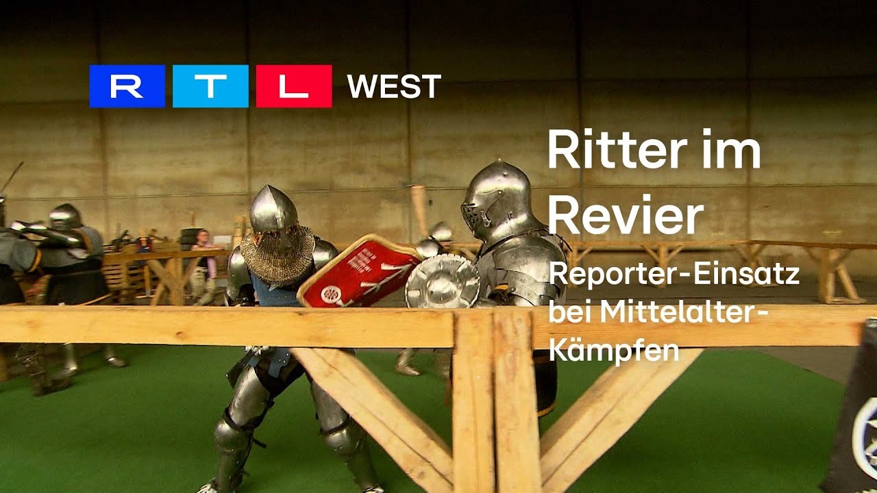 Ritter im Revier: Reporter-Einsatz bei Buhurt-Ritterkämpfen in Duisburg | RTL WEST, 30.08.2023