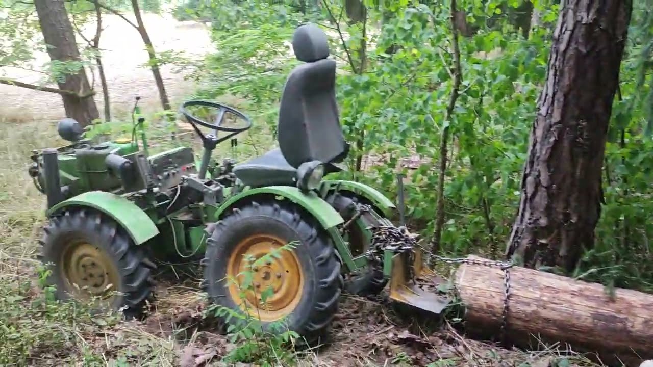 tz 4k - malotraktor -  tahani dreva