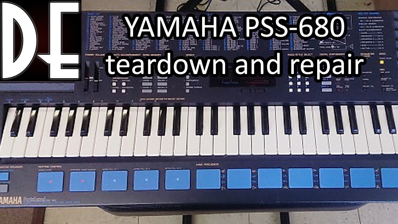 Yamaha PSS-680 teardown and repair