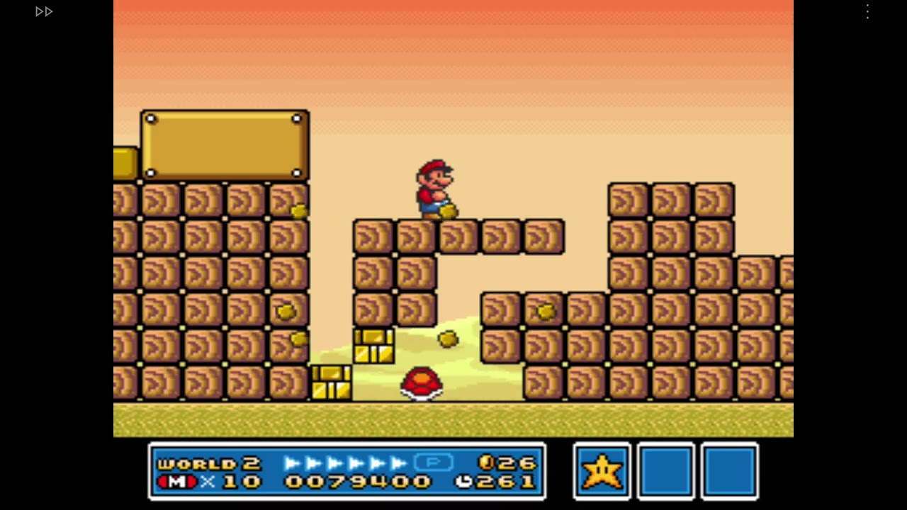 Super Mario All-Star Super Mario Bros 3 world 2 