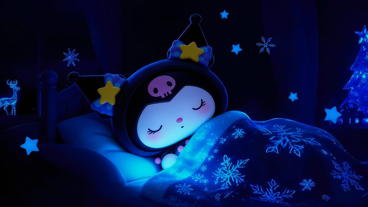 Kuromi’s Cozy Christmas Night 🌙 Healing Sleep Music for Deep Rest