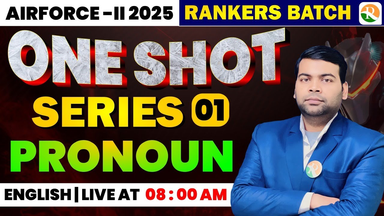 English One Shot -01 | Pronoun | Airforce Complete English | Airforce English Marathon Classes