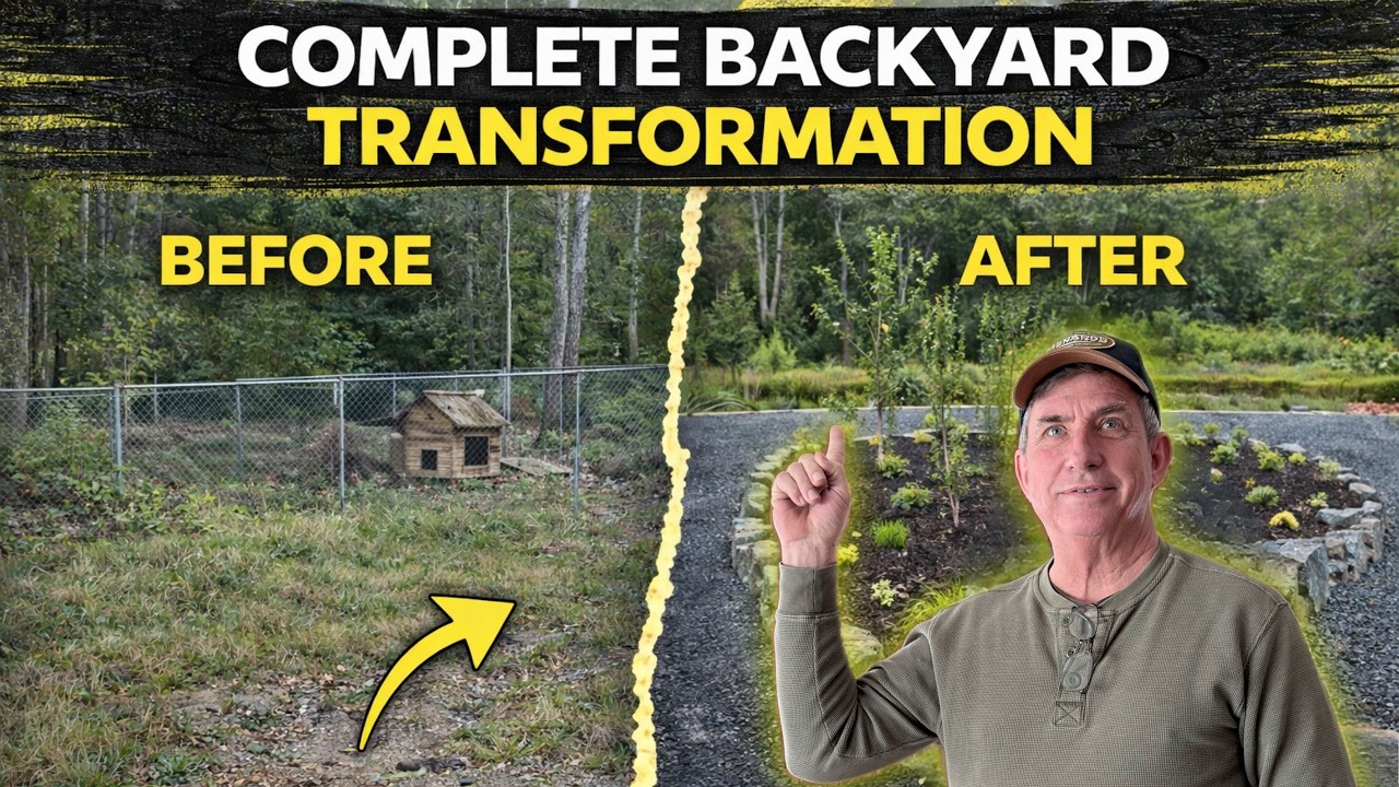 LANDSCAPE FLOP to FUNCTIONAL SPACE in under 10 DAYS | DIY Landscaping