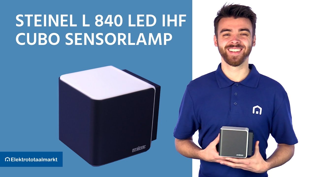 Steinel L 840 LED iHF Cubo sensorlamp - Elektrototaalmarkt.nl