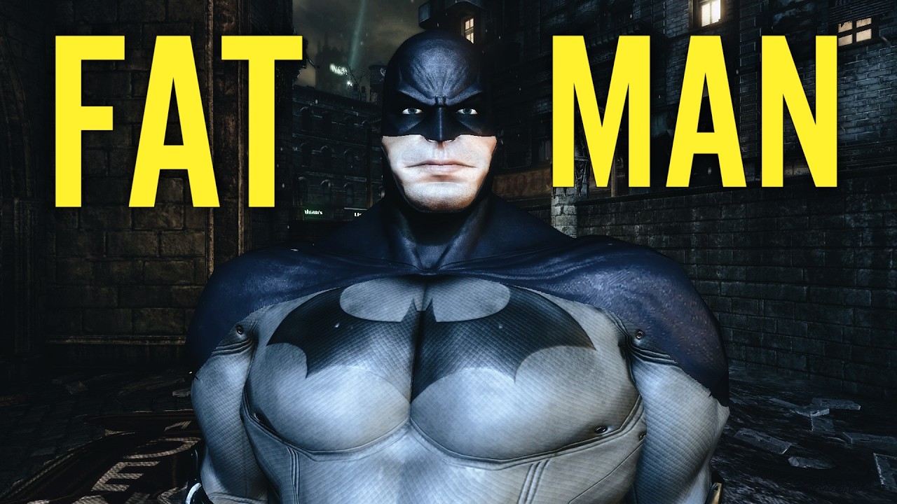 Batman Arkham City But I'M FAT! (No Running & No Dodging)
