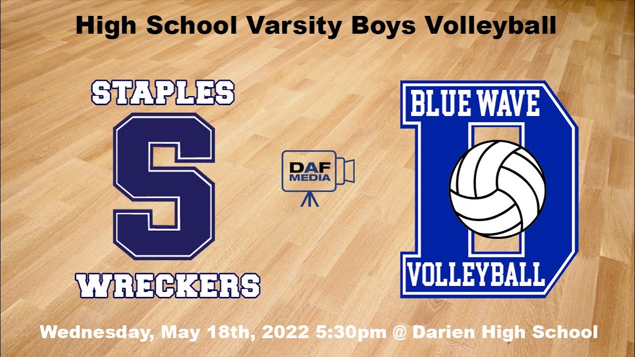 Darien Varsity Boys Volleyball vs. Staples