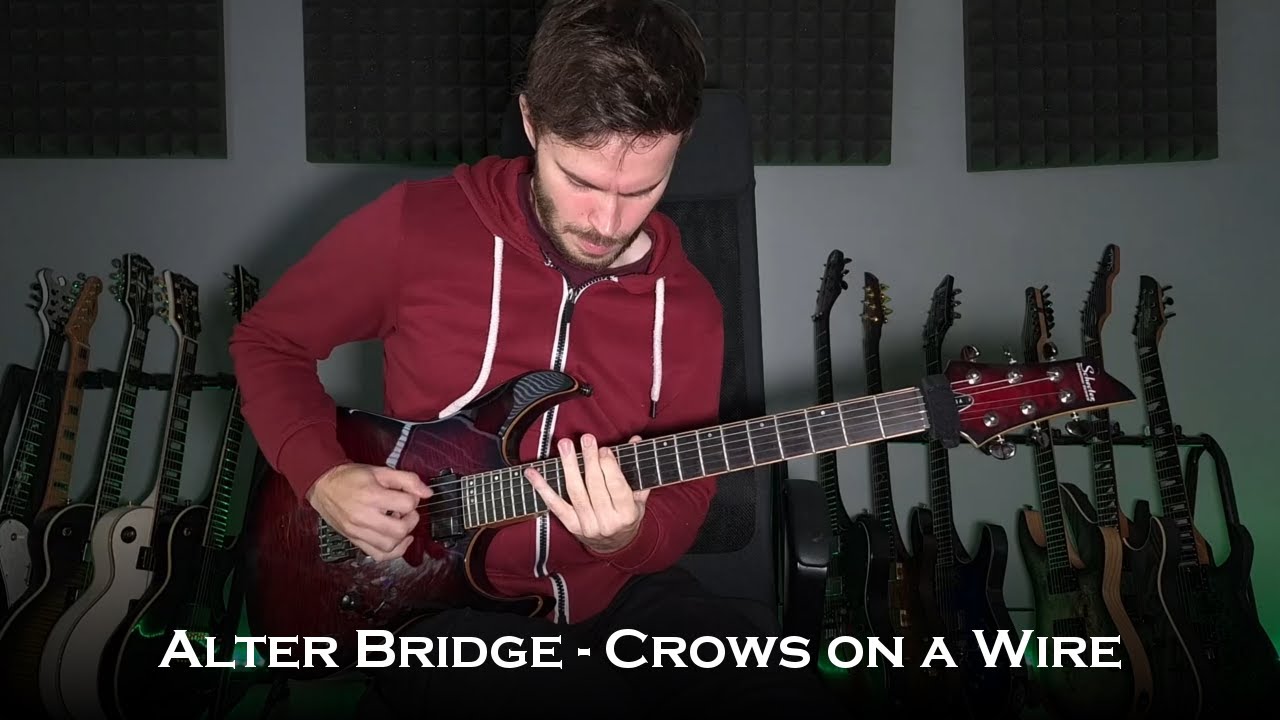Alter Bridge - Crows on a Wire (Guitar Cover + Solo / One Take)