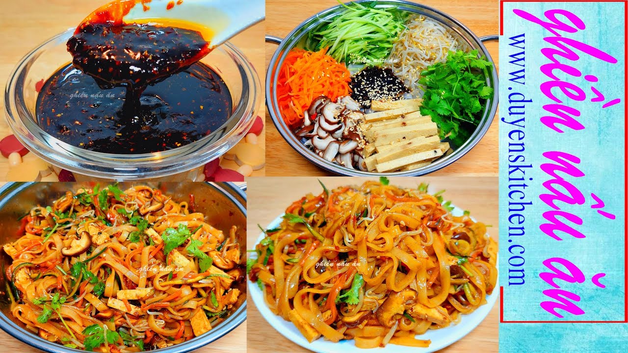 Sốt Chay Trộn Phở, Mì, Bún | Sốt Tương Đen | Món Ăn Chay By Duyen's Kitchen | Ghiền nấu ăn