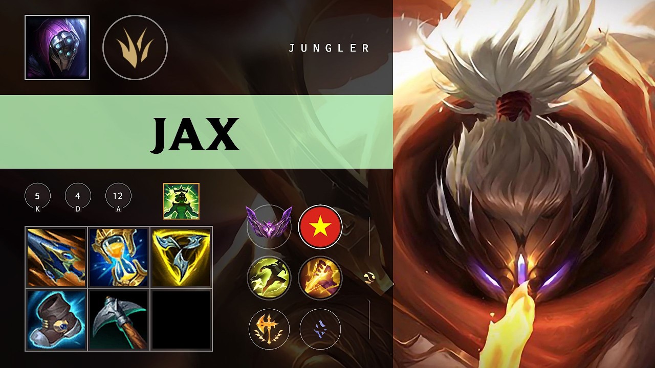 Jax Jungle vs Pantheon - VN Master Patch 26.10