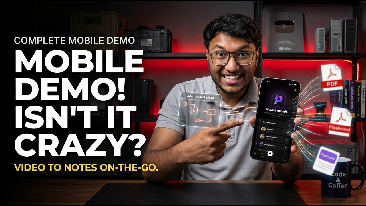 demo with mobileHow to Turn YouTube Videos into PDF Notes Instantly | Paperxify Mobile Guide 2026