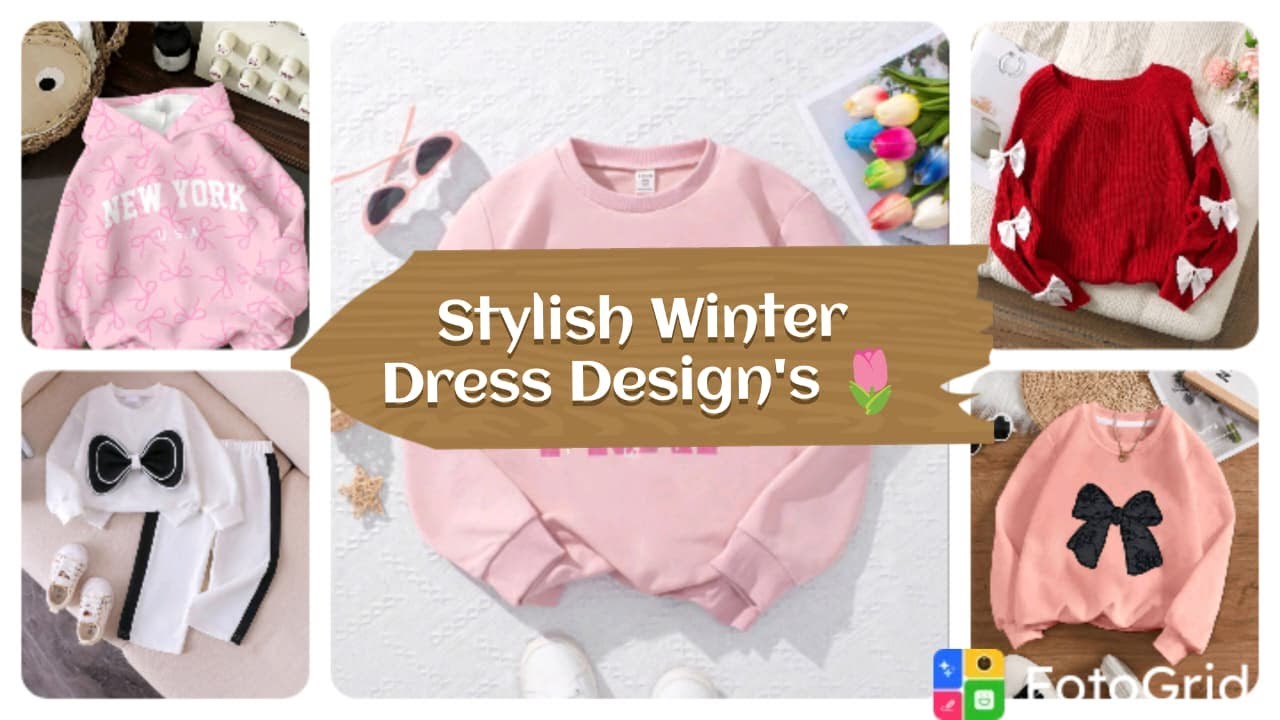 Baby Girl Winter Dresses  Bows, Hoodies & Cozy Styles ❄️👗