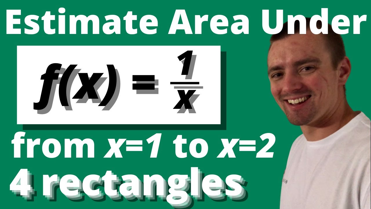 LEFT ENDPOINT RULE | Estimate the area under the graph f(x)=1/x from x=1 to x=2 four rectangles