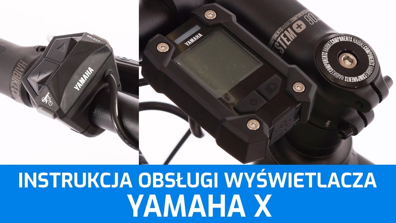 YAMAHA X - obsługa wyświetlacza LCD [instrukcja]
