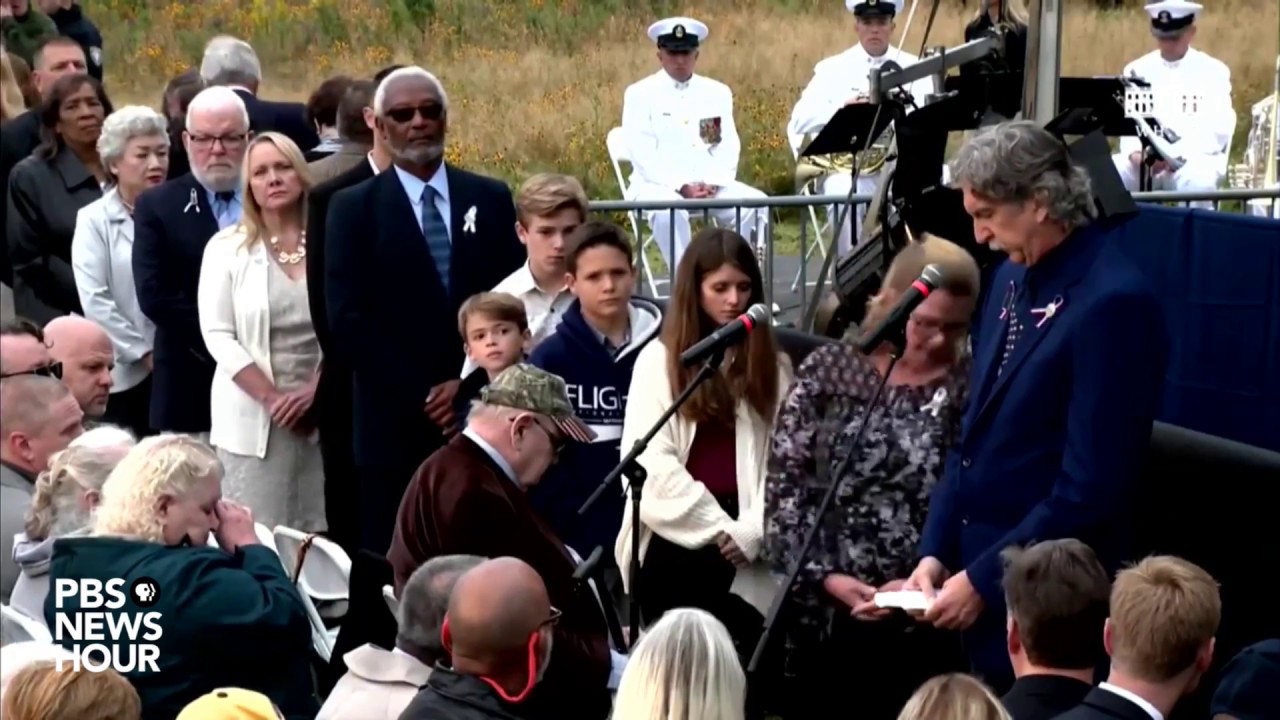 WATCH: President Donald Trump and Melania Trump take part in a Sept. 11 memorial service