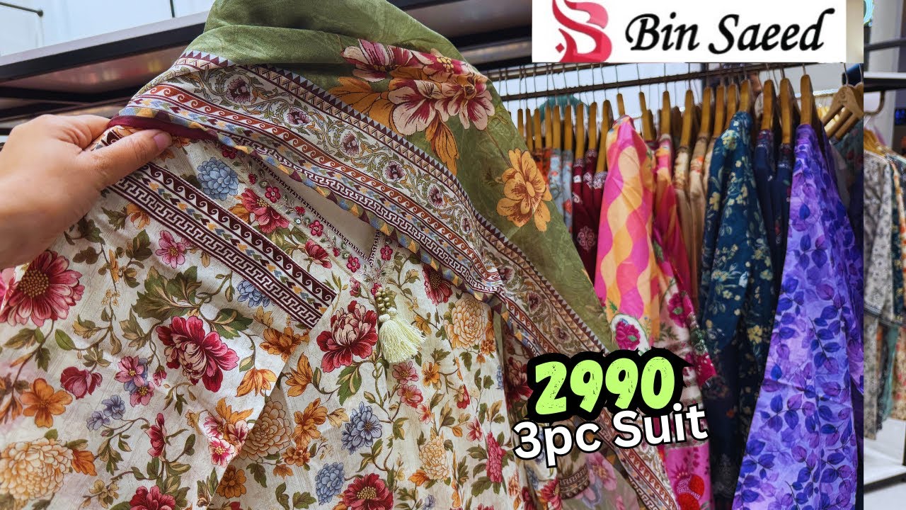 😱Bin Saeed 3pc Suit in Rs.2990 only 😱 Bin Saeed New Collection 2026 📣♥️ Binsaeed Sale price 