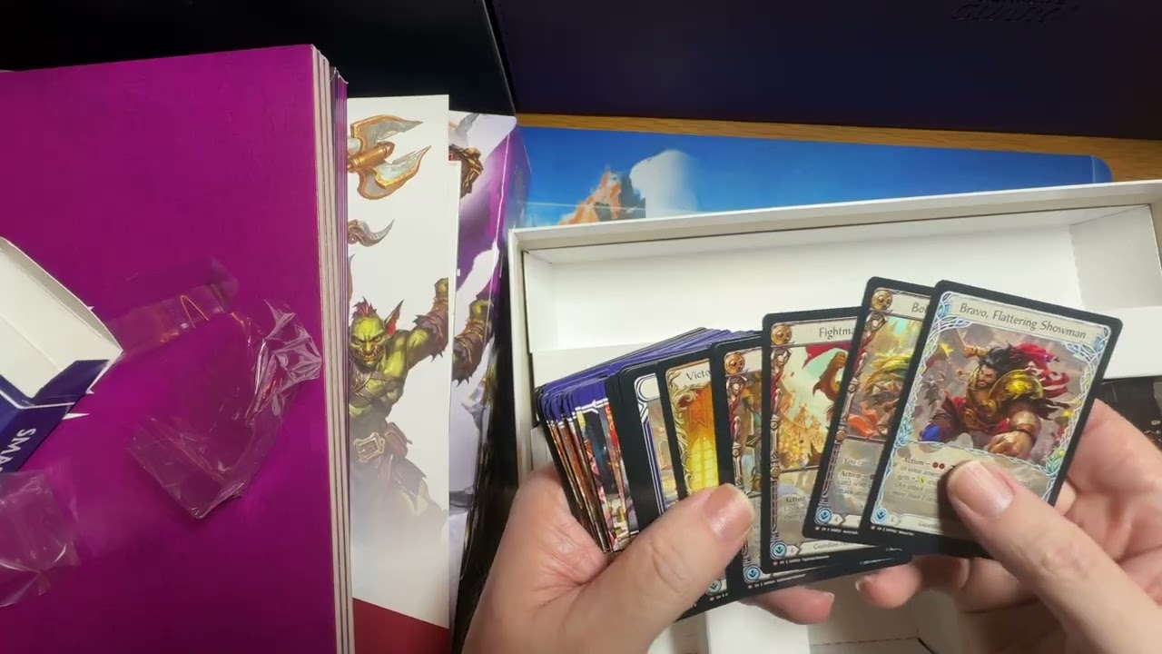 Flesh and Blood TCG SMASH PALACE Board Game opening #fleshandblood #tcg