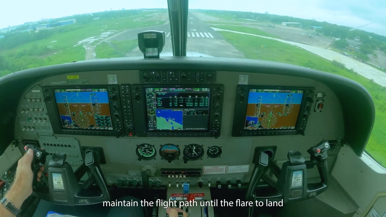 Cessna Caravan - Full Procedure Turn ILS Approach in Non-Radar Environment