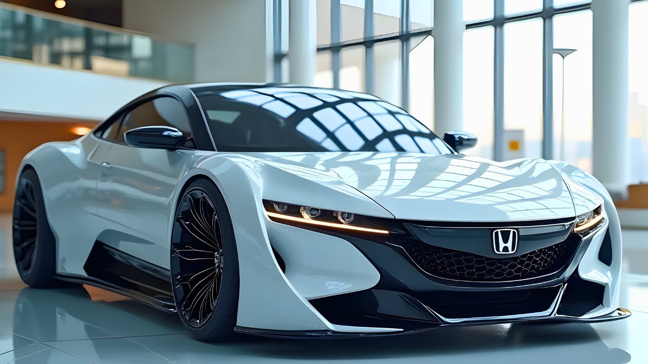 Концепт-кар Honda Accord 2026 года в футуристическом стиле | Роскошный седан с широким кузовом