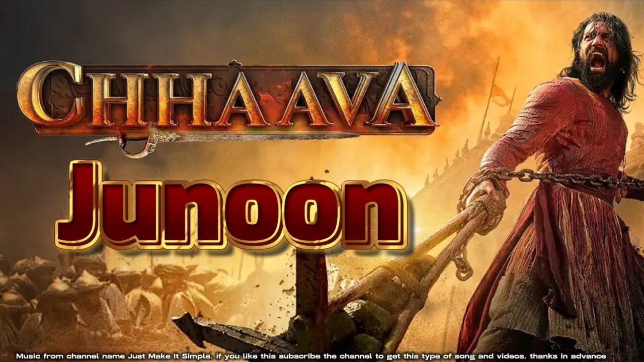 Chhaava | Junoon | Vicky k| #bollywood #song #sambhajimaharaj #latestmovie #shivajimaharaj #latest