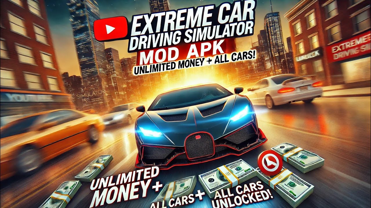 Extreme Car Driving Simulator Mod Apk 🚗💰 Unlimited Money + All Cars
