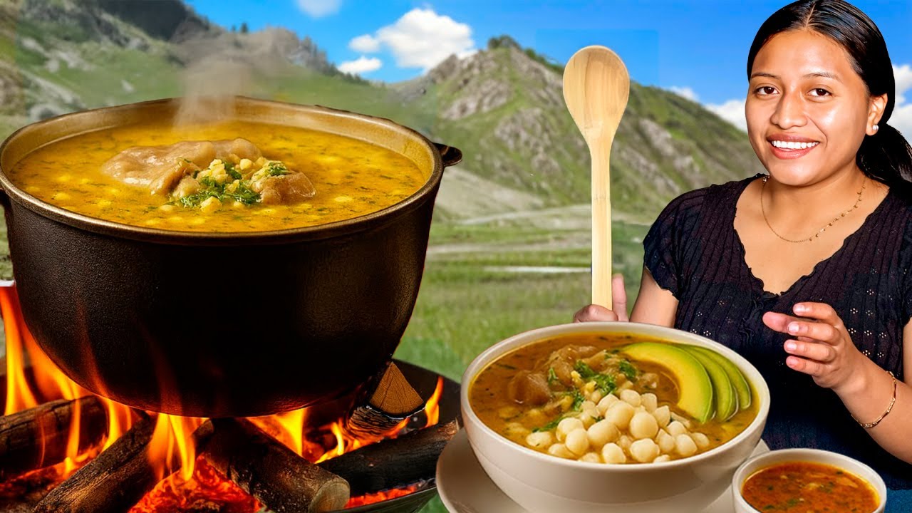 Cocine la mejor RECETA CALDO de PATA para mi familia - Aracelii Lm ft David Otavalo