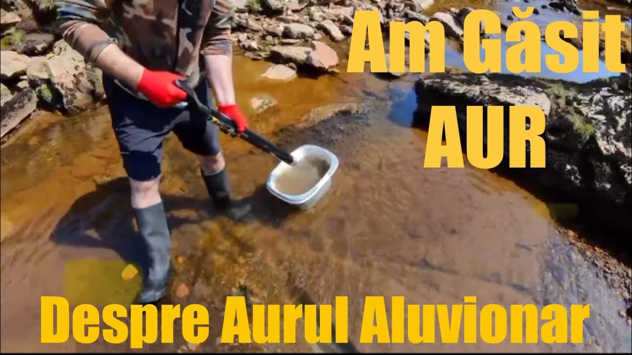 Aurul Aluvionar. Am găsit AUR! Ieșire la Prospectat Aur Aluvionar. 