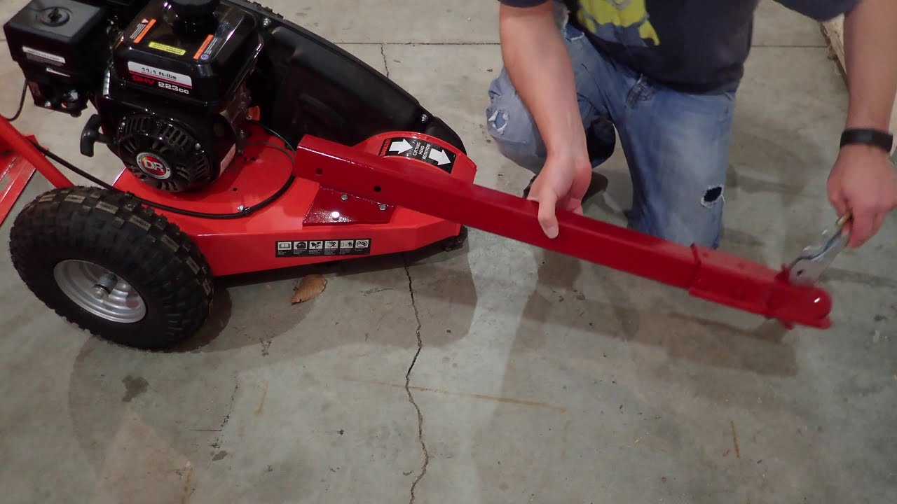 Custom DR Stump Grinder Tow Bar