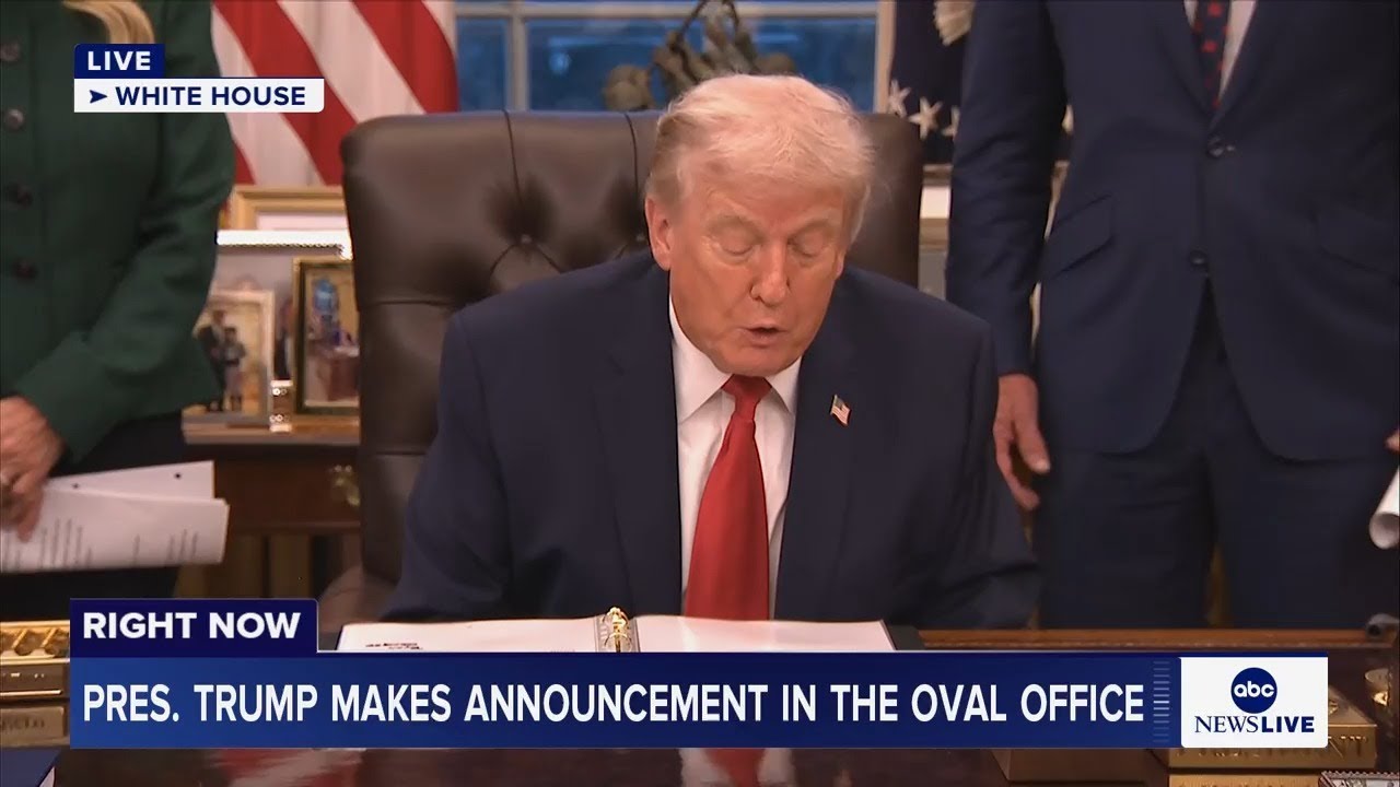 LIVE: President Trump makes announcement in the Oval Office