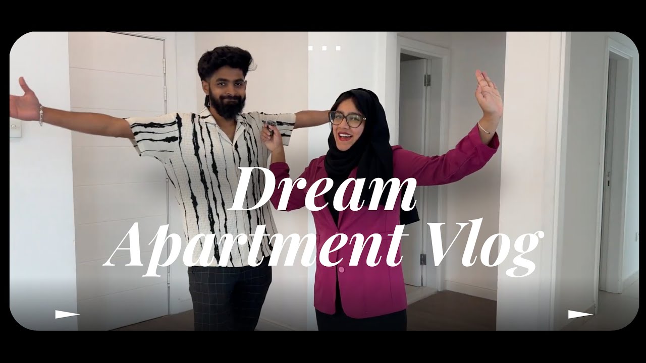 What $3500 a MONTH gets you in DUBAI: Full Apartment Empty Tour 💕 | Dubai Marina Views