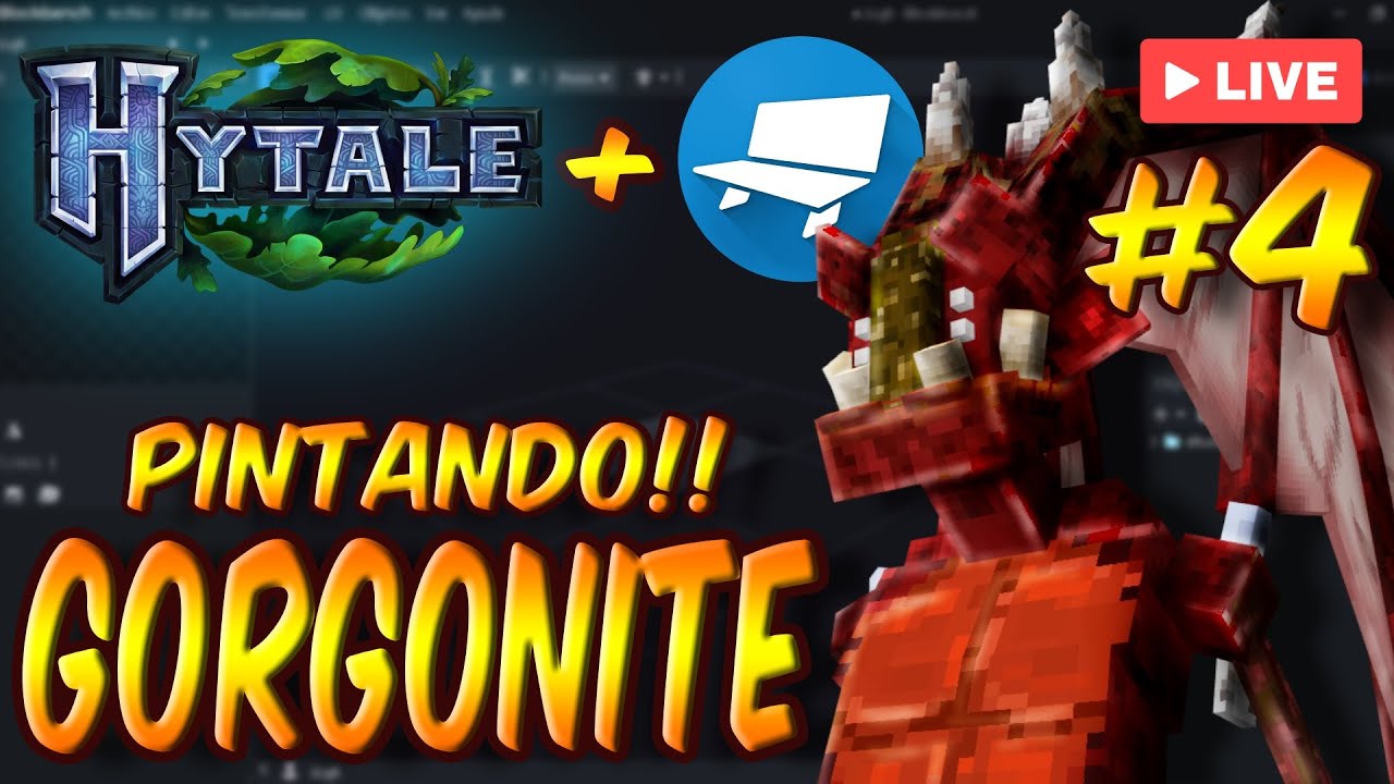 ☢️#4 PINTANDO PRIMER FINAL BOSS☢️ #hytale MI MOD EN #blockbench