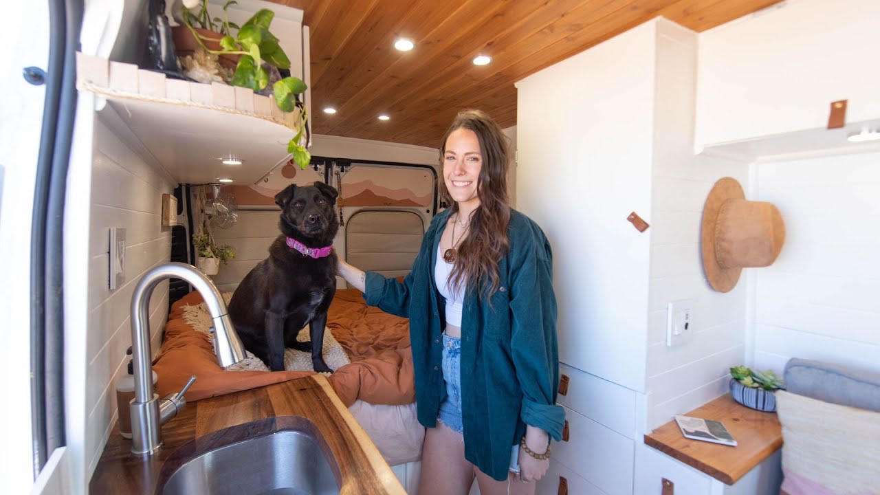 After 3 Years & 3 Vans She Downsized to a MWB to Build The PERFCT LAYOUT // But Why?