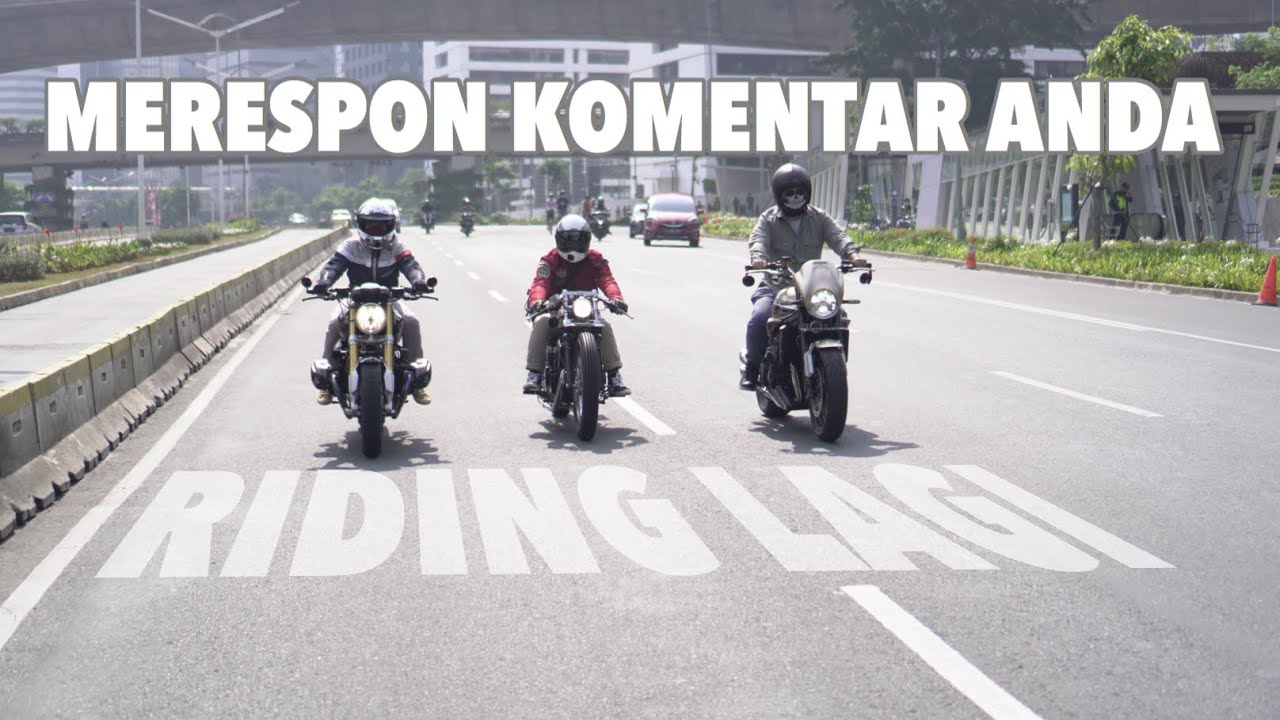 SUNMORI NAIK KAWASAKI Z900RS CUSTOM bersama Atenx Katros dan Den Dimas
