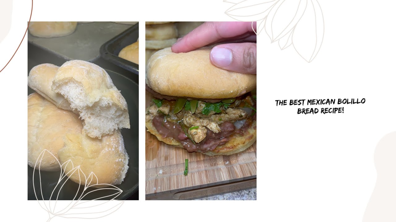 THE BEST FLUFFY BOLILLO BREAD RECIPE! PERFECT FOR TORTAS #delicious #food #bolillo 