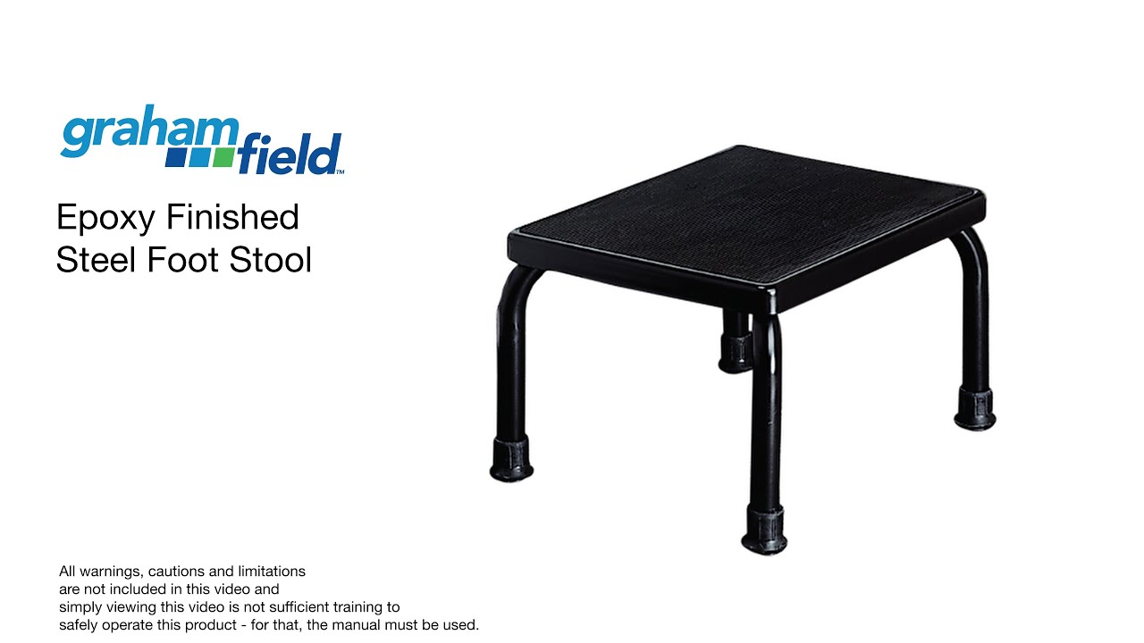 Graham-Field&trade; Epoxy Finished Steel Foot Stool
