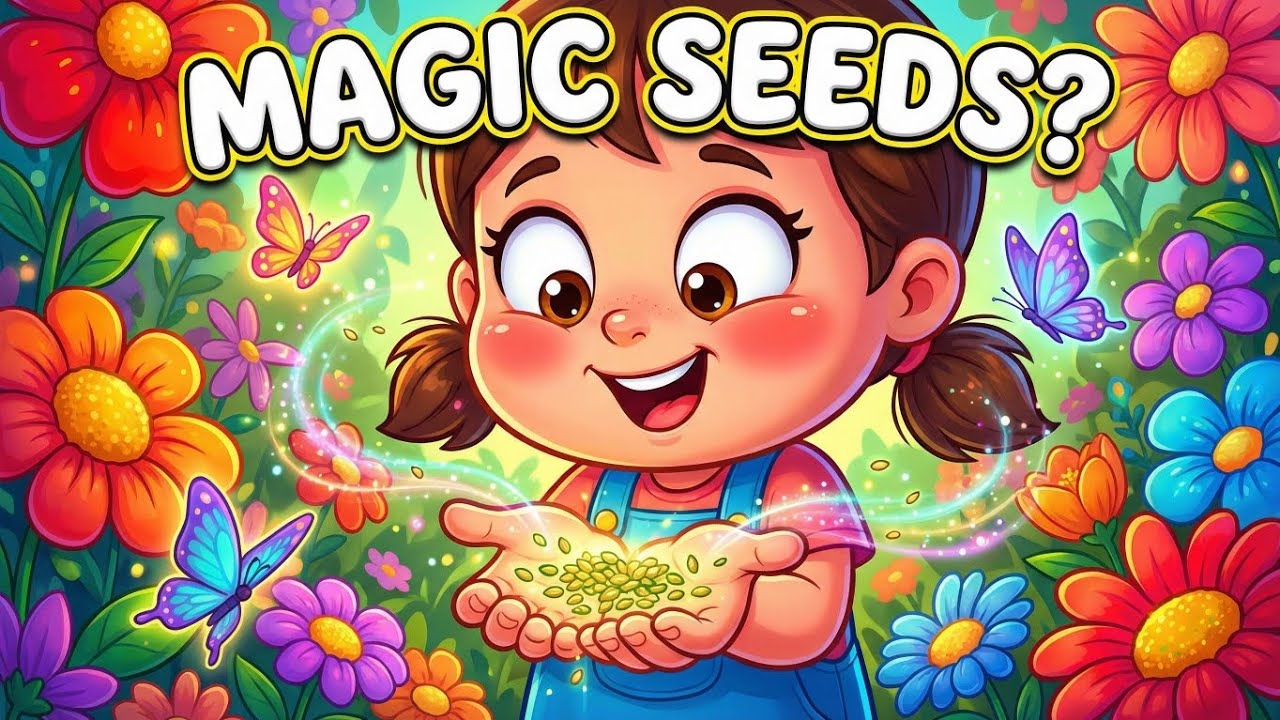 Miu Aur Magic Garden 🌸✨ – Cute Story for Kids