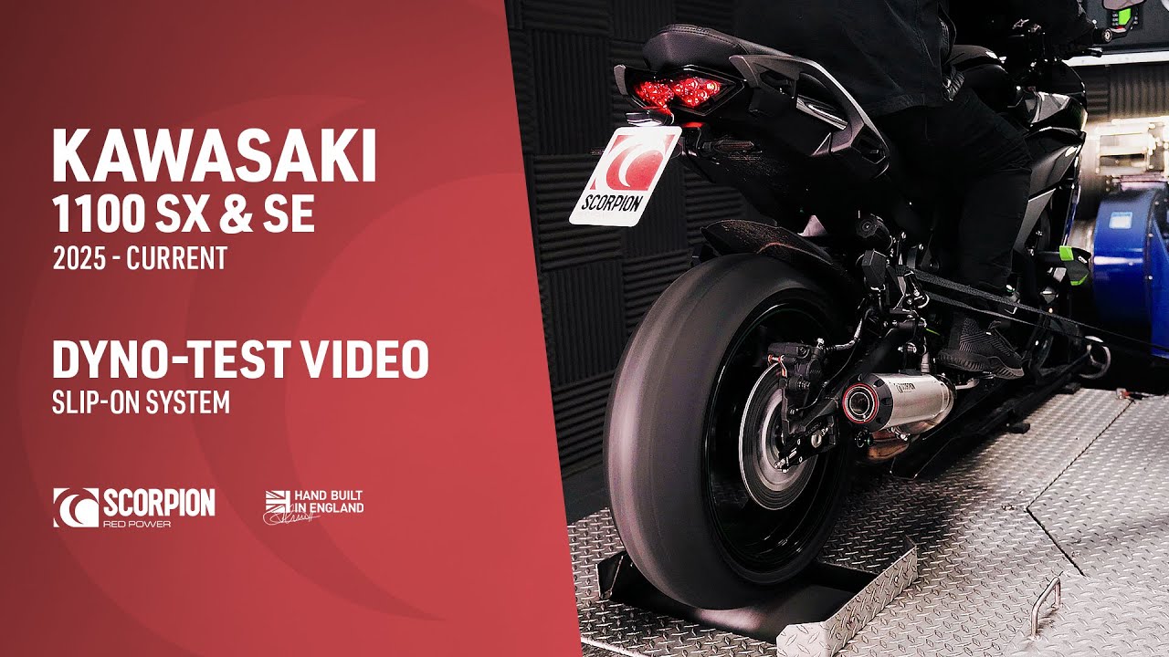 Kawasaki Ninja 1100 SX & SX SE Scorpion Exhaust Dyno Video