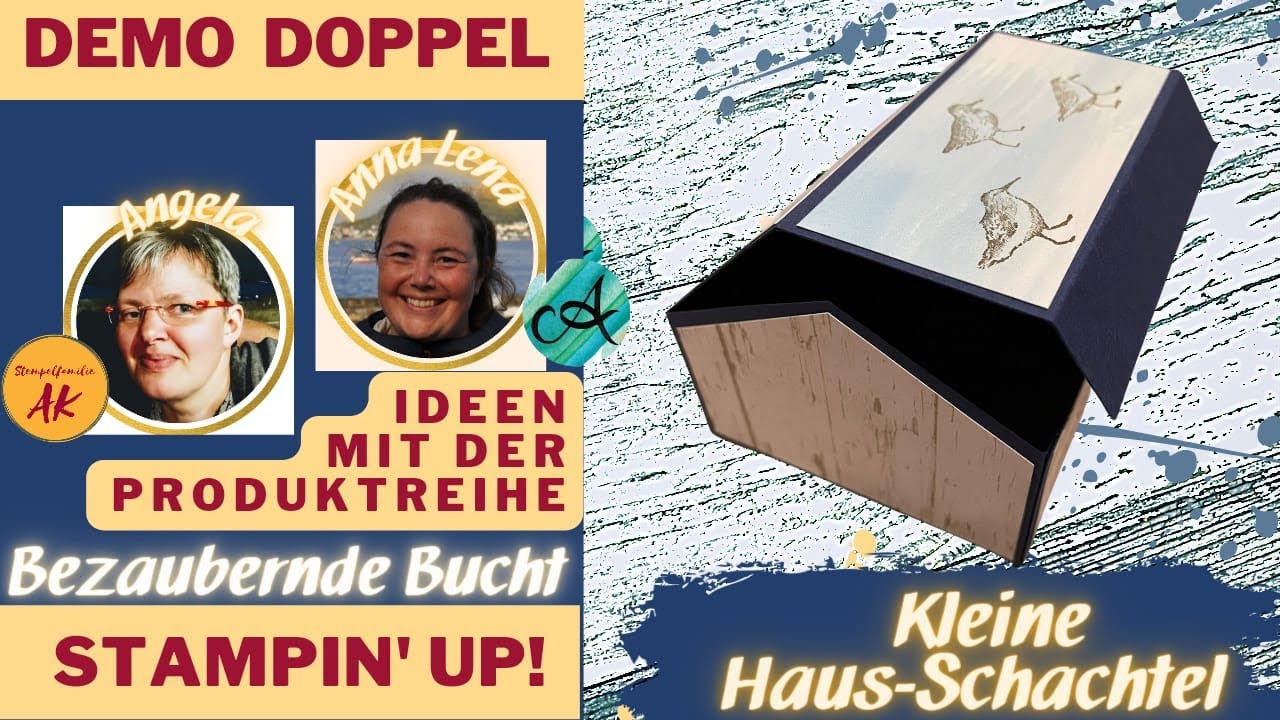 Anleitung: kleine Haus-Schachtel basteln mit Stampin' UP!