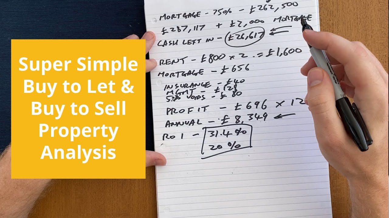 Simple Buy to Let & Flip Property Analysis