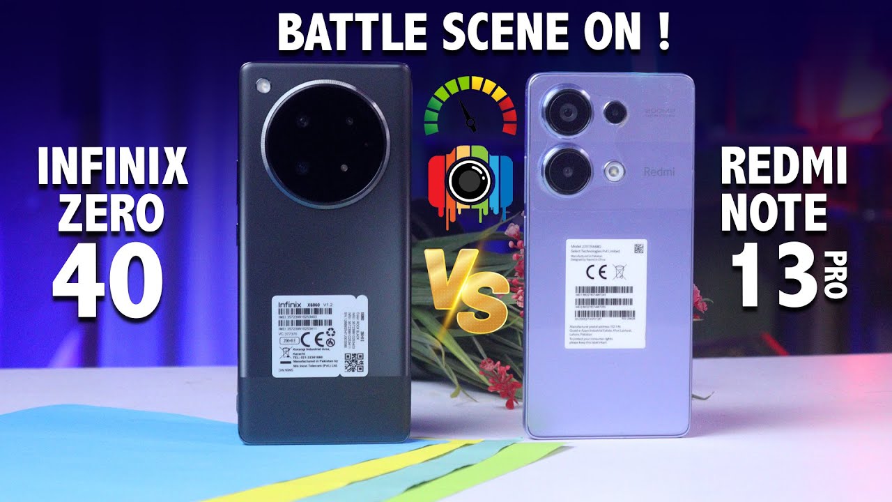 Infinix Zero 40 Vs Redmi Note 13 Pro ⚡️Battle Scene On Now ! Speed & Camera Test