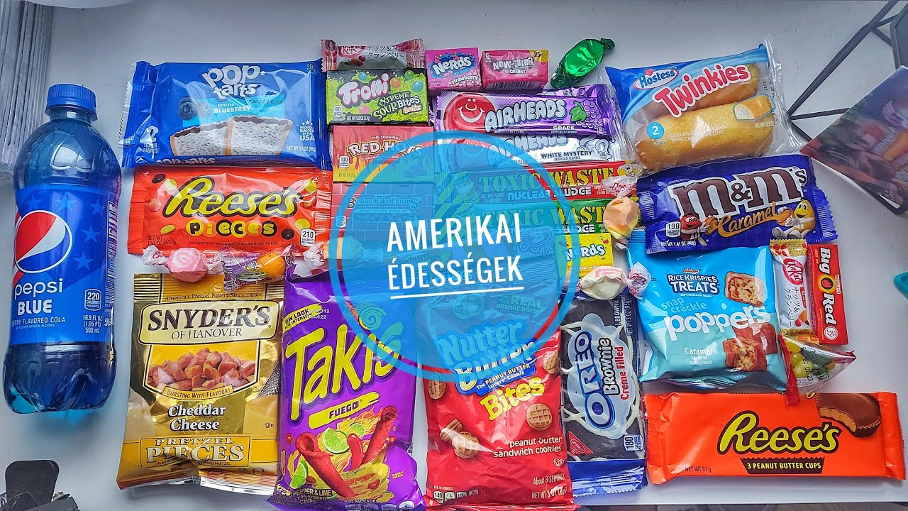 USA CANDY mystery box - Kókuszos Lány Konyhája