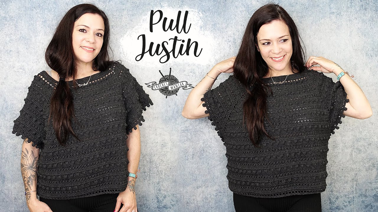 TUTORIEL CROCHET pull top down