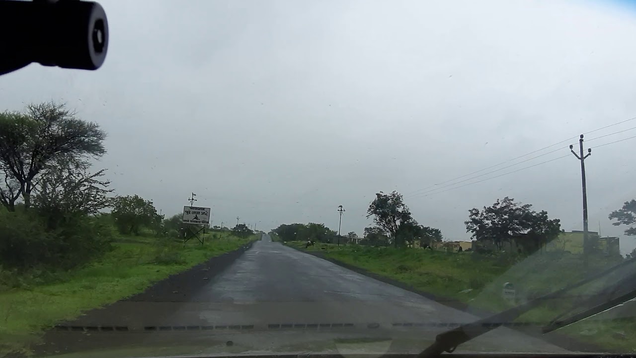 Heavy Rain and Traffic on Road @ Sangli Villages, Flood Sangli, Pray