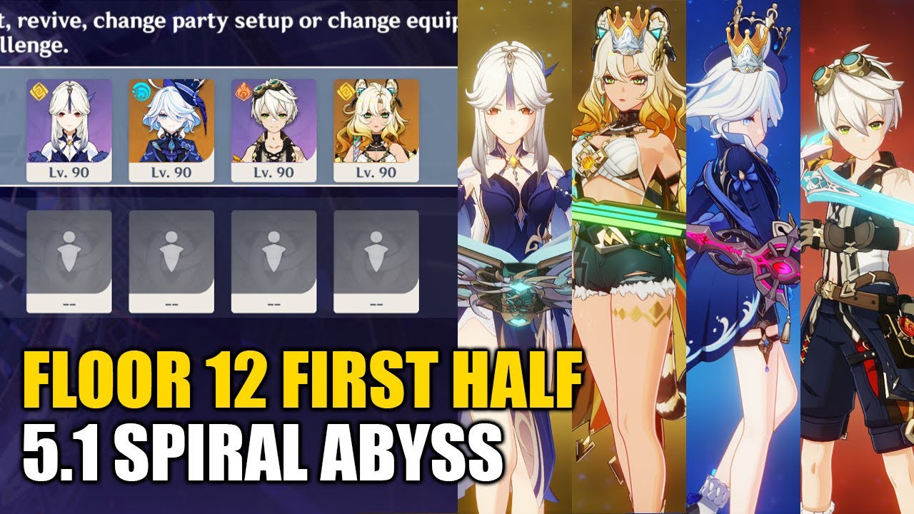 Ningguang Xilonen Furina Bennett 5.1 Spiral Abyss First Half
