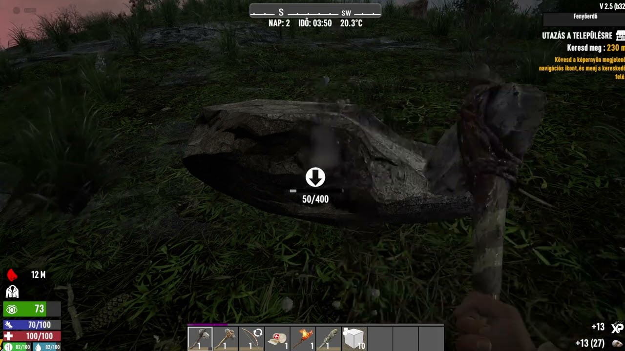 Új sorozat kezdődik. Zombik földjén. 0.rész 7 days to die